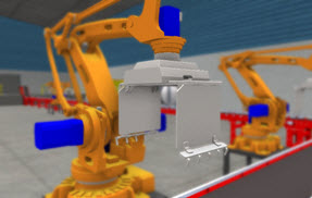 Image of robot arm with Depth of Field
