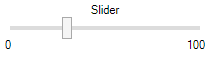 Image showing an example of the Slider on a user form