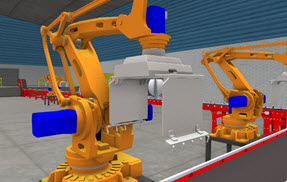 Image of robot arm without Depth of Field