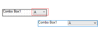 Image showing the Input on the Combo Box control.