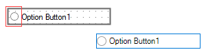 Image showing the Option Cell on the Option Button control.